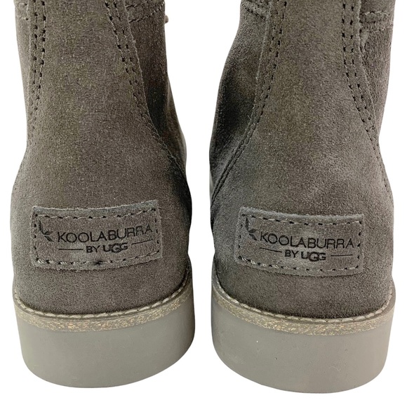 Koolaburra by UGG Neston Suede Gray Lace Up Boots main image 6